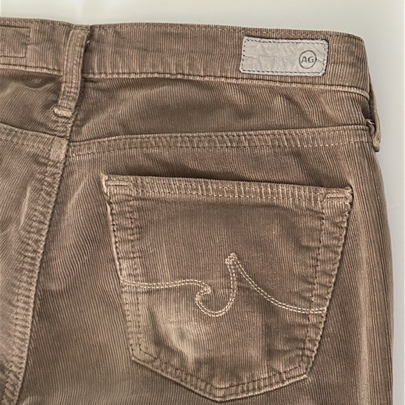 Adriano Goldschmied Corduroy The Stevie Slim Straight Light Brown Size 25 Read - Picture 4 of 9